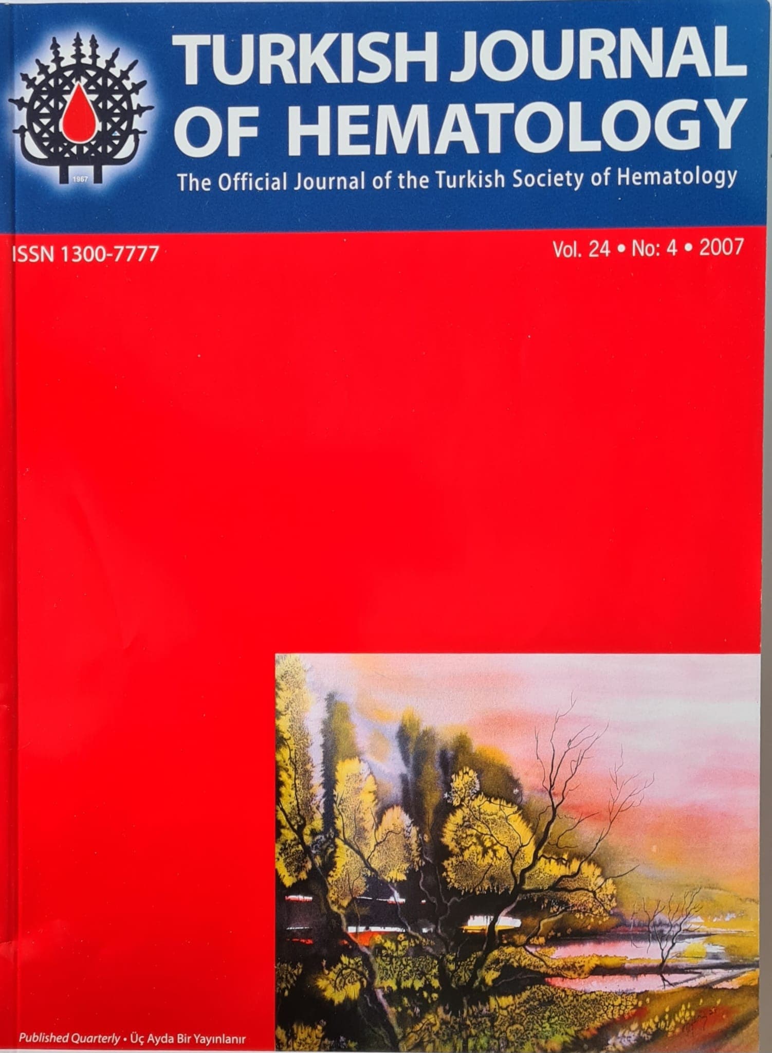 Turkish Journal Of Hematology - (4|2007 - Kapak Resmi)
