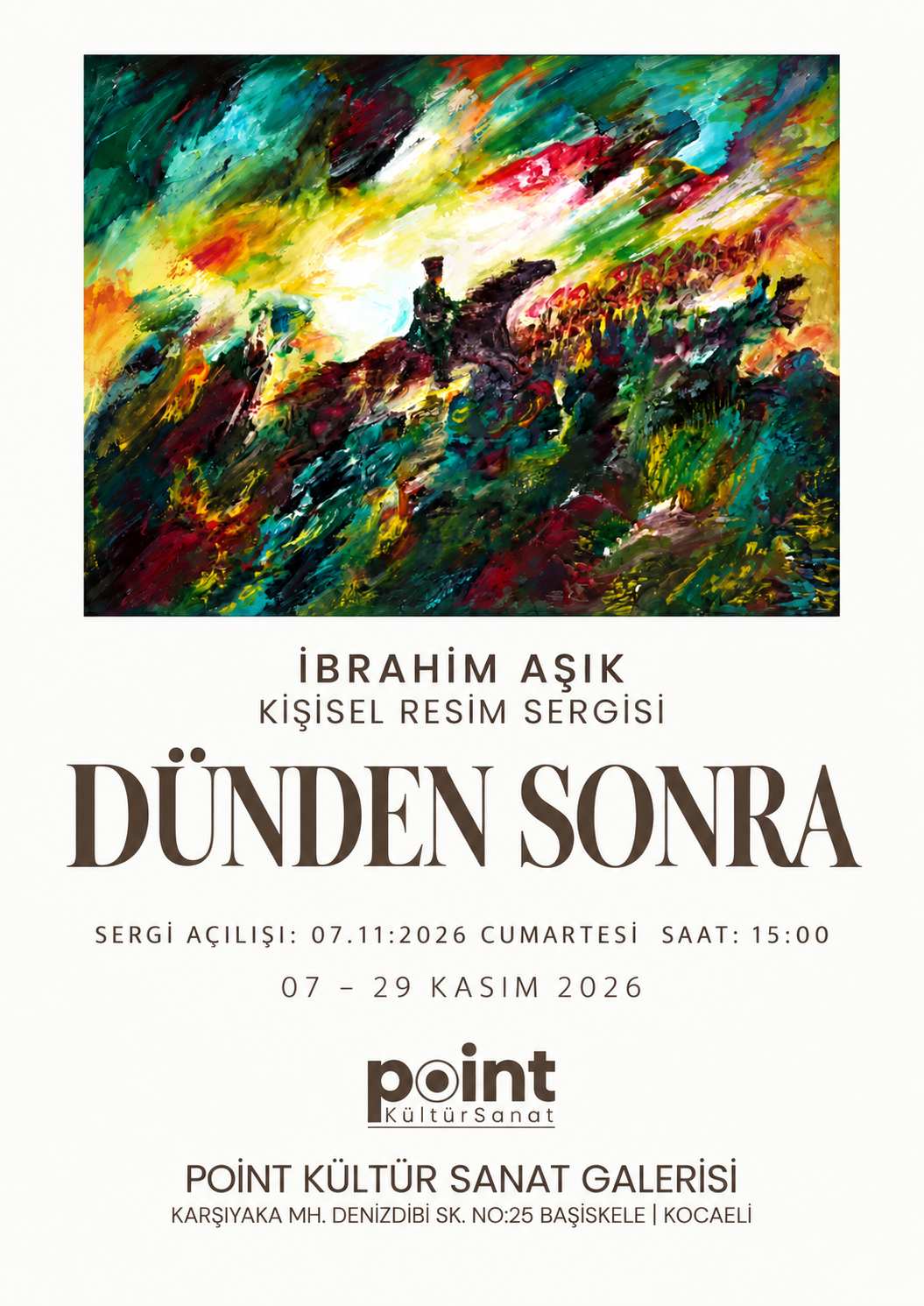 “Dünden Sonra” – İbrahim Aşık Kişisel Resim Sergisi