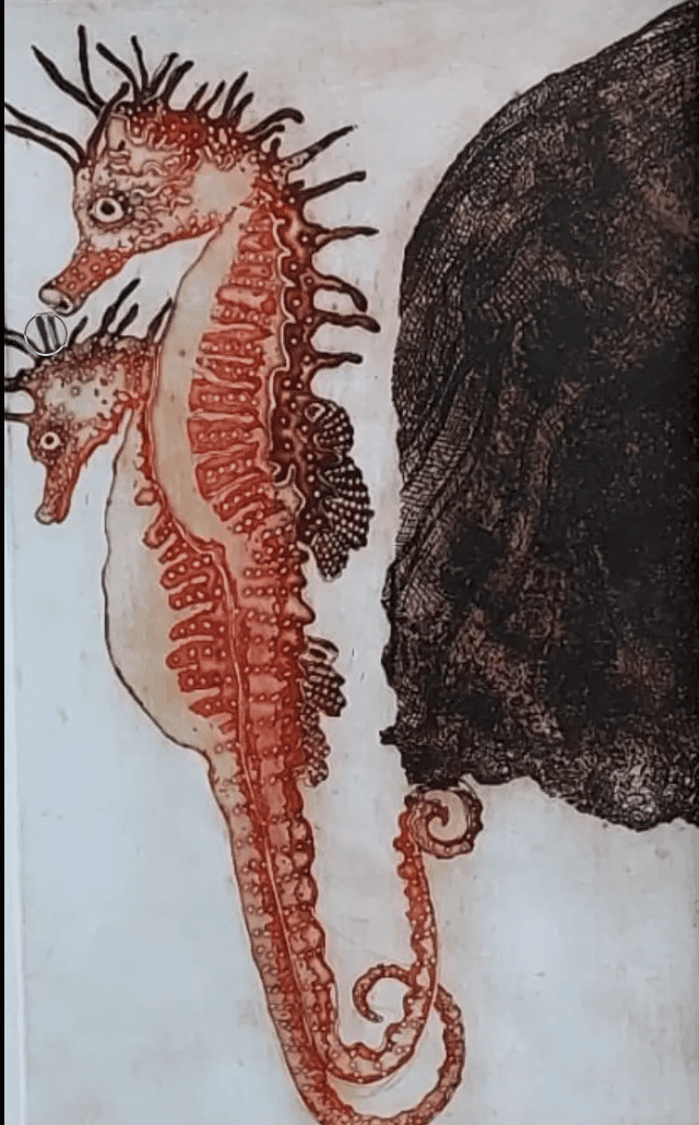 Denizatı, Gravür, 2002, 33 x 20 cm