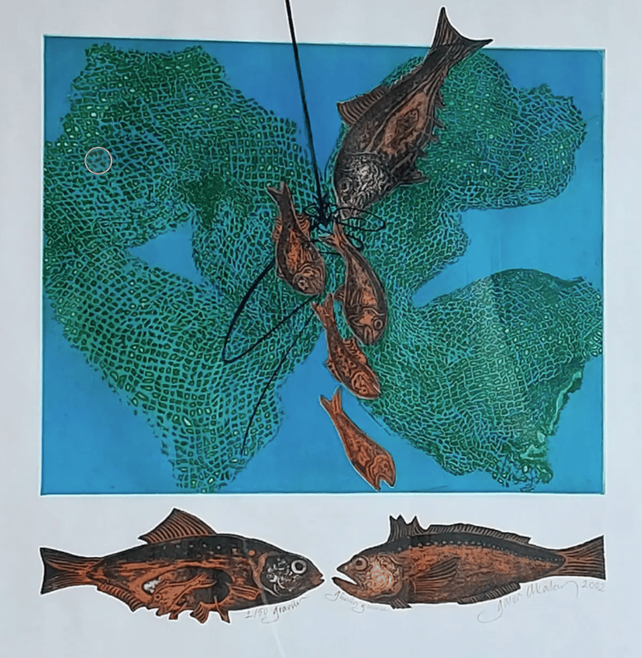 Günün Yorumu, Gravür, 2002, 78 x 67 cm