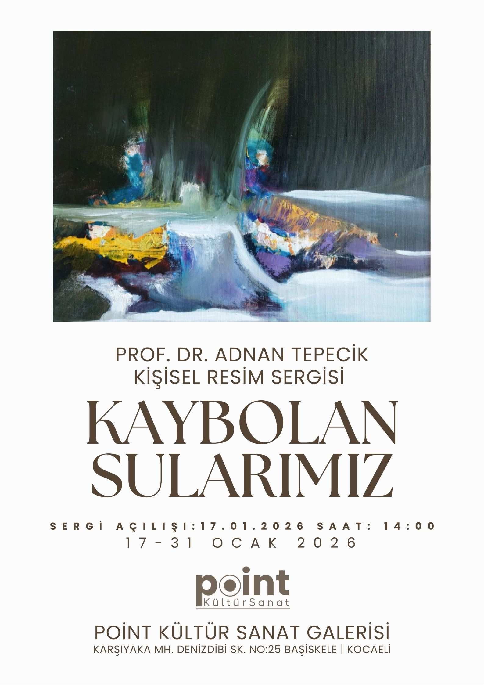 Adnan Tepecik’ten “Kaybolan Sularımız”: Suya ve Yaşama Dair Bir Hafıza Sergisi Point Kültür Sanat’ta