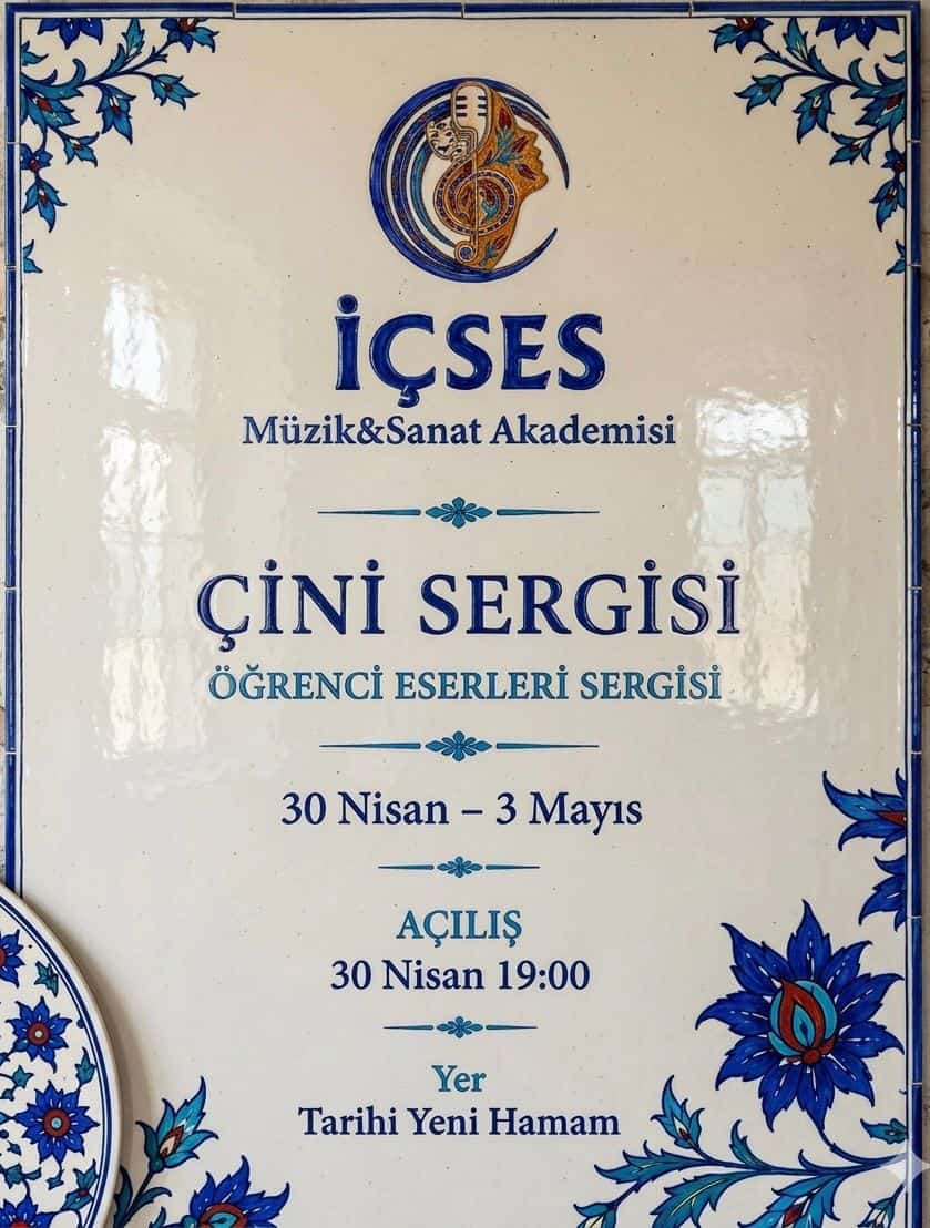 Tarihi Yeni Hamam’da Çini ve Müzik Buluşması